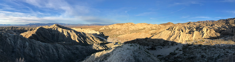 Borrego Badlands at Anza-Borrego SP in CA