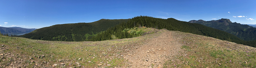 Hamilton Mountain at Columbia River Gorge in WA