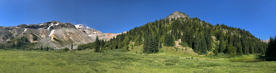 Glacier Basin at Mt. Rainier NP in WA