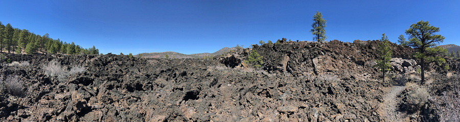 Lava Flow at Sunset Crater NM in AZ