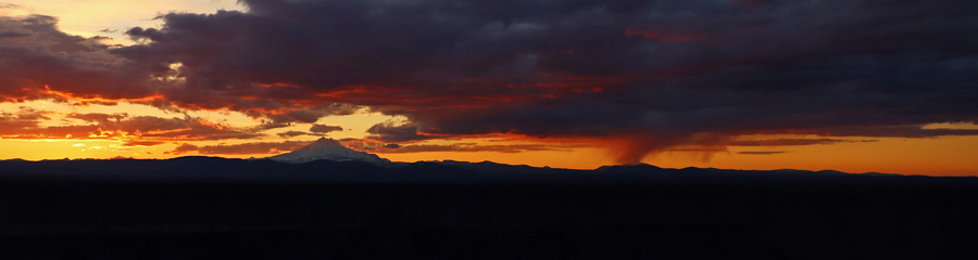 Sunset and Mt. Jefferson in Central OR